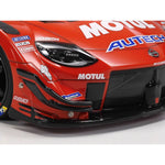 TAMIYA RC 1/10 NISSAN MOTUL AUTECH Z - RED AND BLACK PAINTED BODY (TT-02)