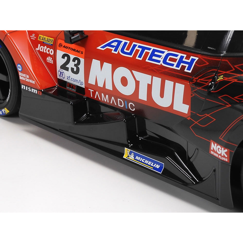 TAMIYA RC 1/10 NISSAN MOTUL AUTECH Z - RED AND BLACK PAINTED BODY (TT-02)