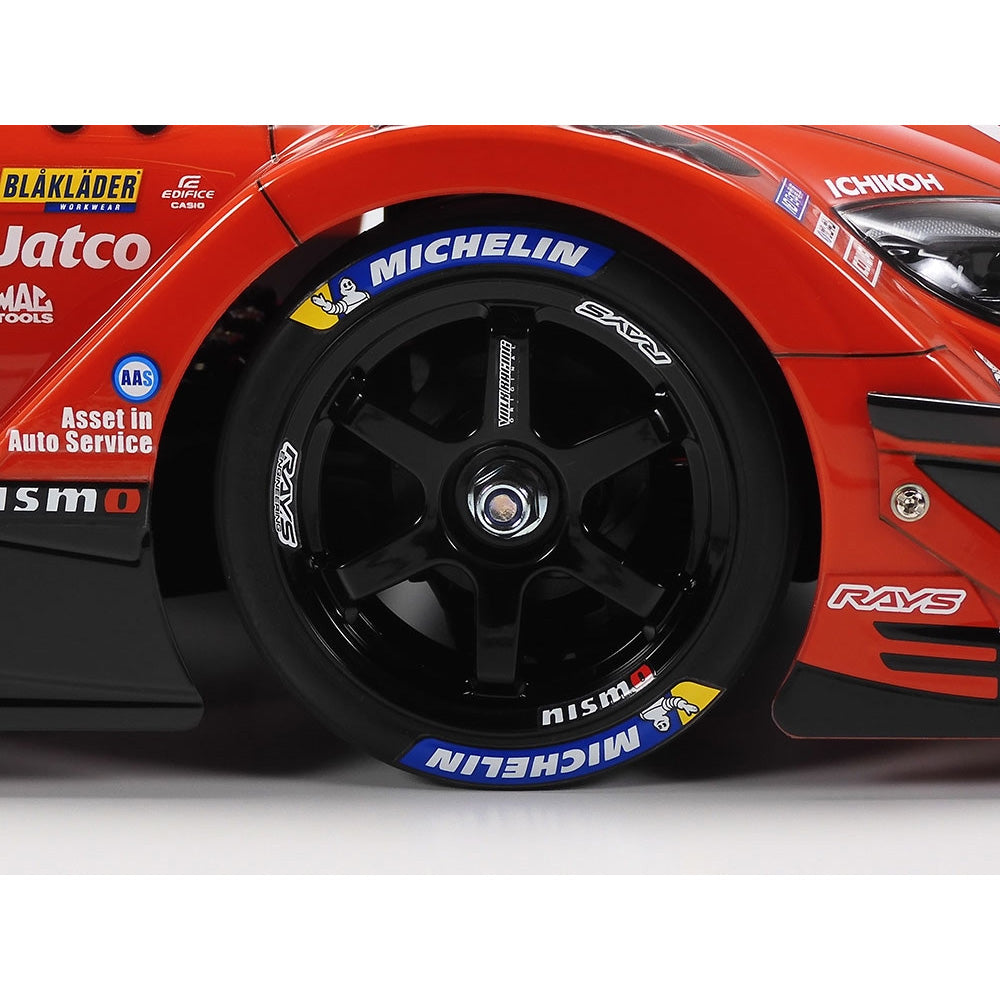 TAMIYA RC 1/10 NISSAN MOTUL AUTECH Z - RED AND BLACK PAINTED BODY (TT-02)