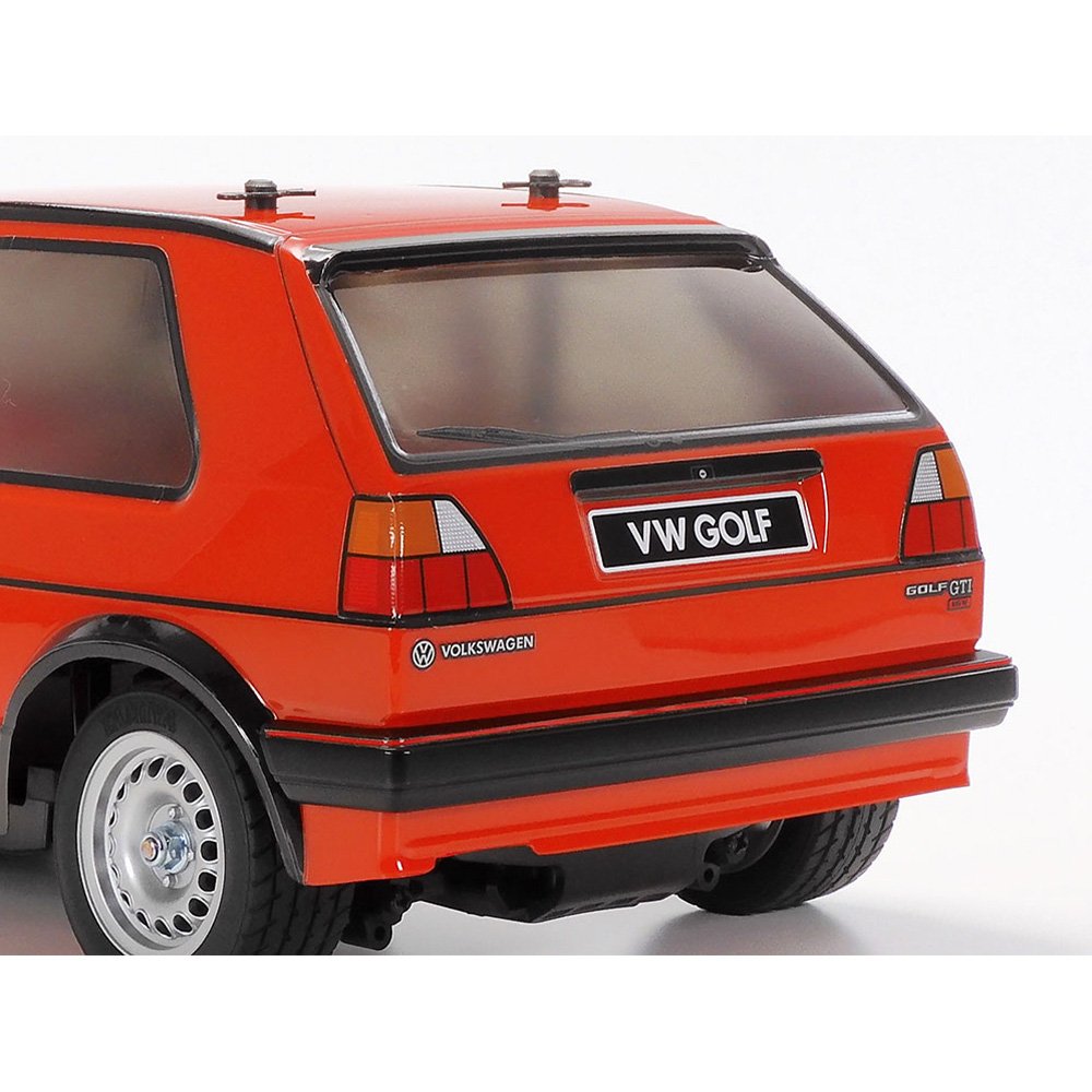 TAMIYA RC 1/10 VW GOLF II GTI 16V - RED PAINTED BODY (MB-01)