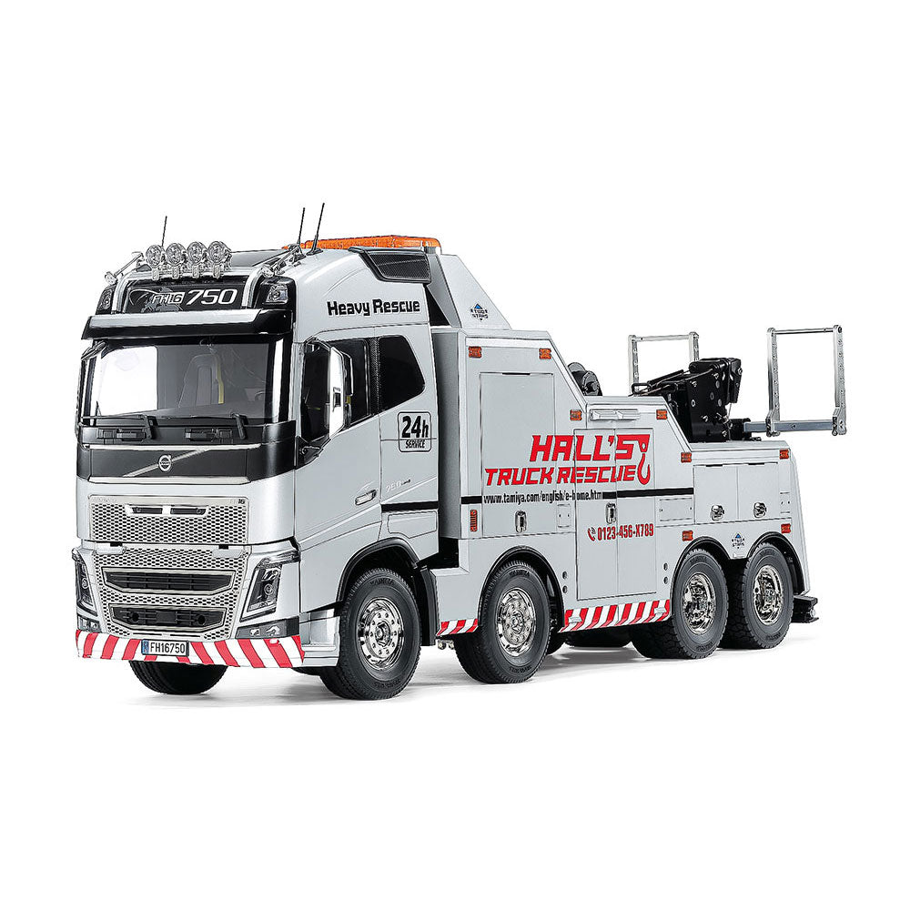 TAMIYA RC 1/14 VOLVO FH16 GLOBETROTTER TOW TRUCK SILVER EDITION