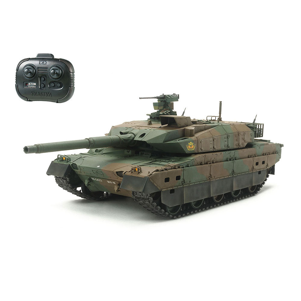 TAMIYA RC 1/35 JGSDF TYPE 10 TANK WITH CONTROL UNIT