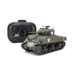 TAMIYA RC 1/35 US MEDIUM TANK M4A3 SHERMAN WITH CONTROL UNIT