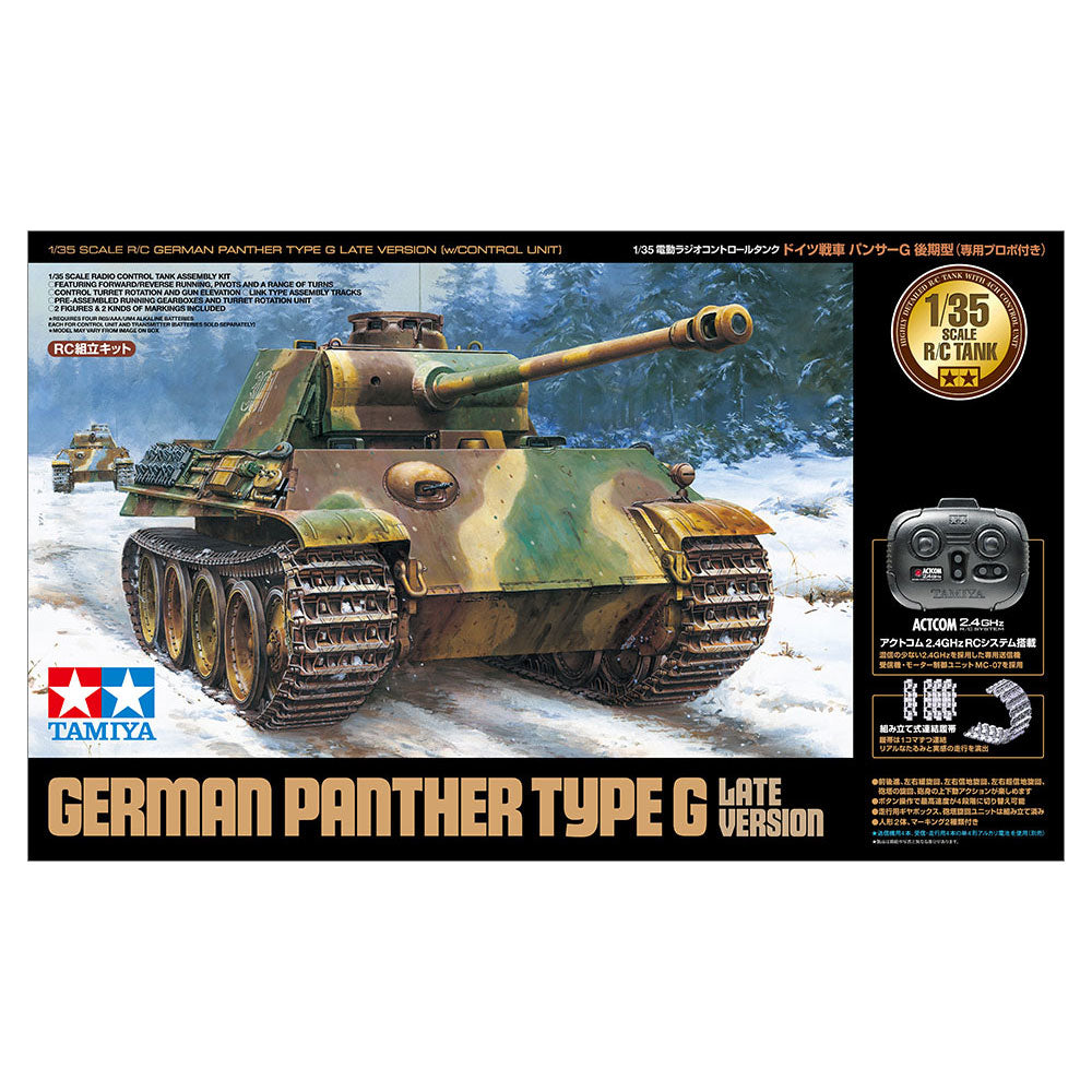 TAMIYA RC 1/35 PANTHER G TANK - LATE VERSION