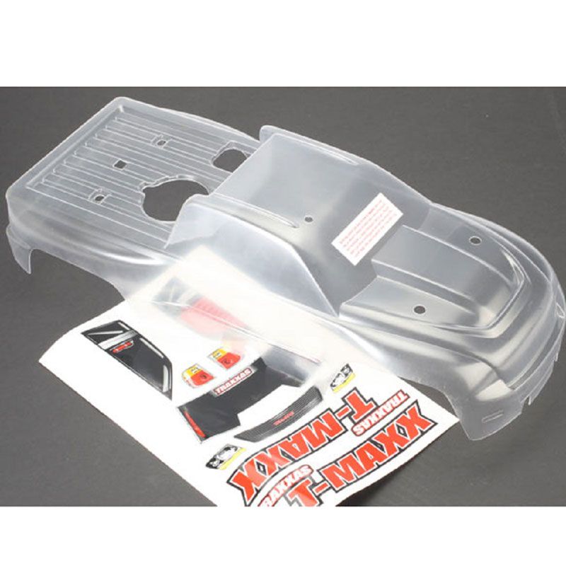 TRAXXAS T-MAXX BODY 3.3 CLEAR LONG WHEEL BASE