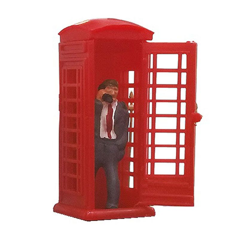 PECO/MODELSCENE TELEPHONE BOX & CALLER (1)