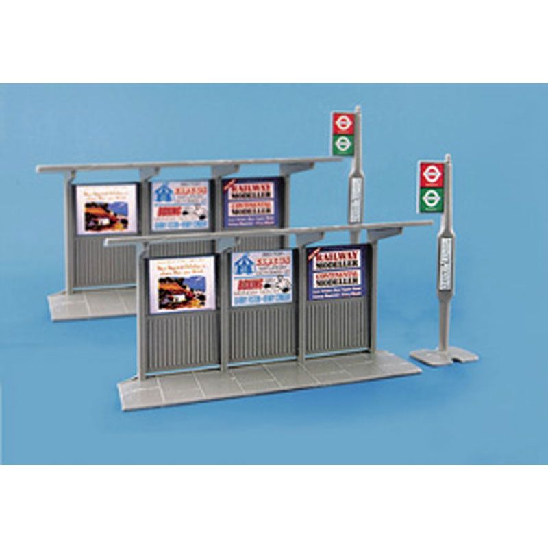 PECO/MODELSCENE BUS STOP & SHELTER