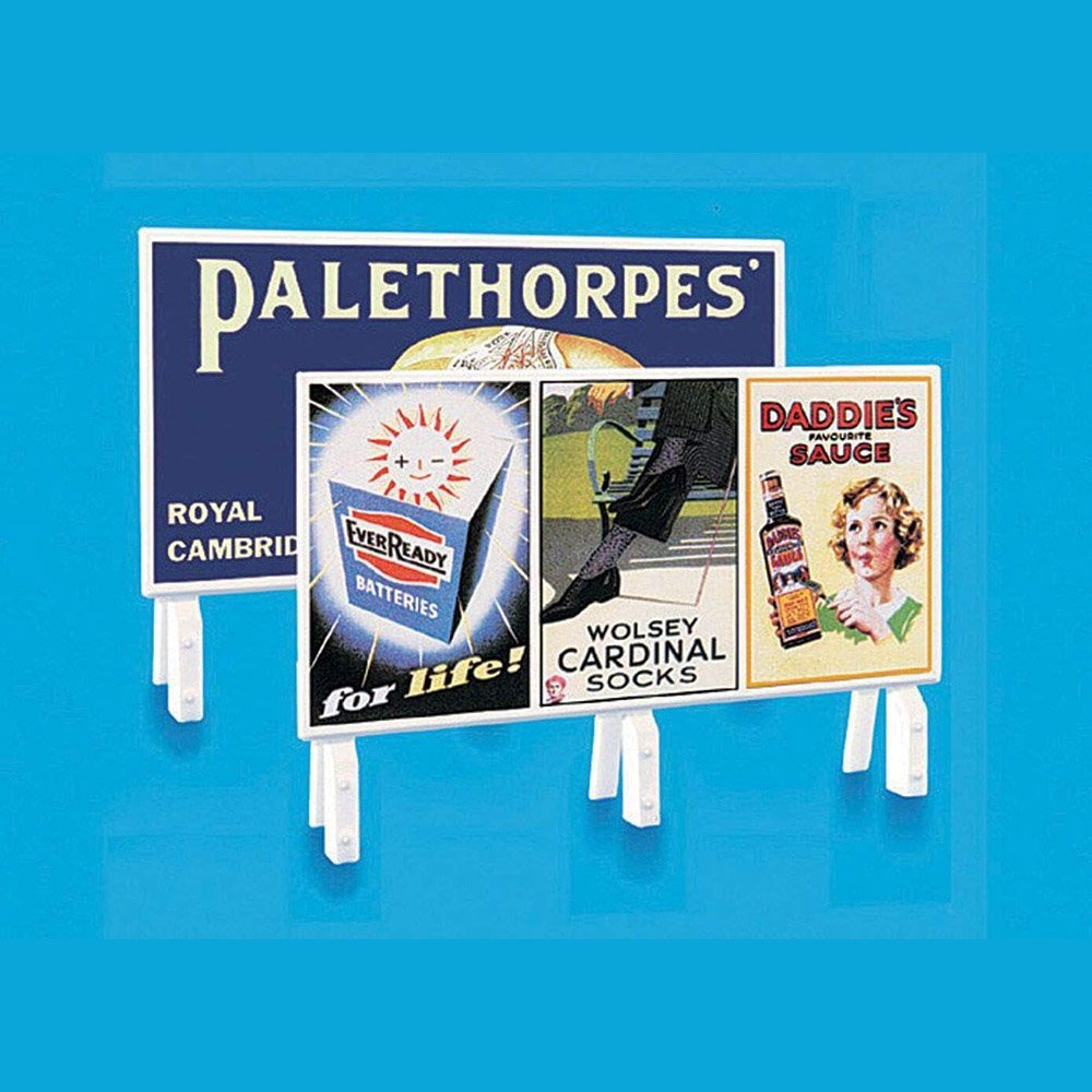 PECO/MODELSCENE HOARDINGS STEAM ERA