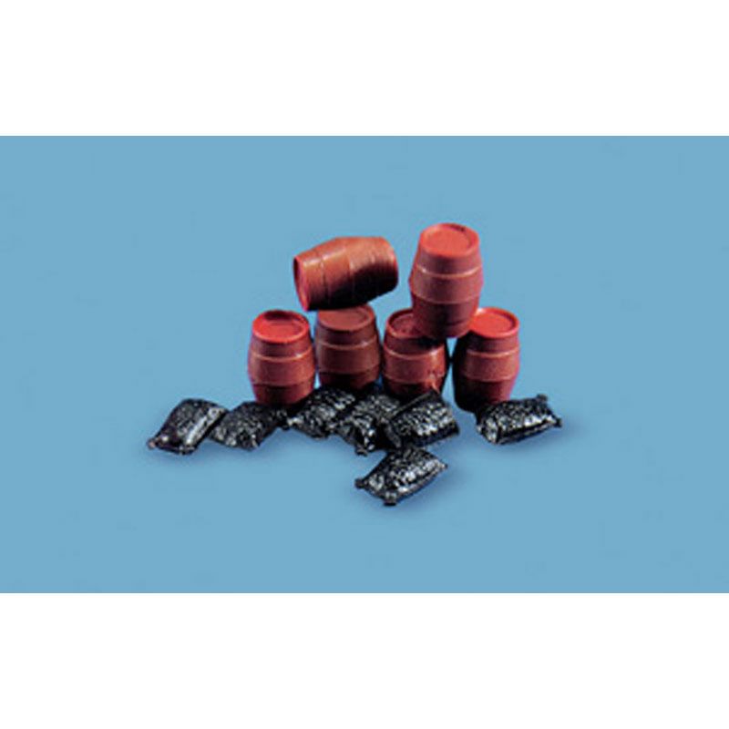 PECO/MODELSCENE SACKS & BARRELS
