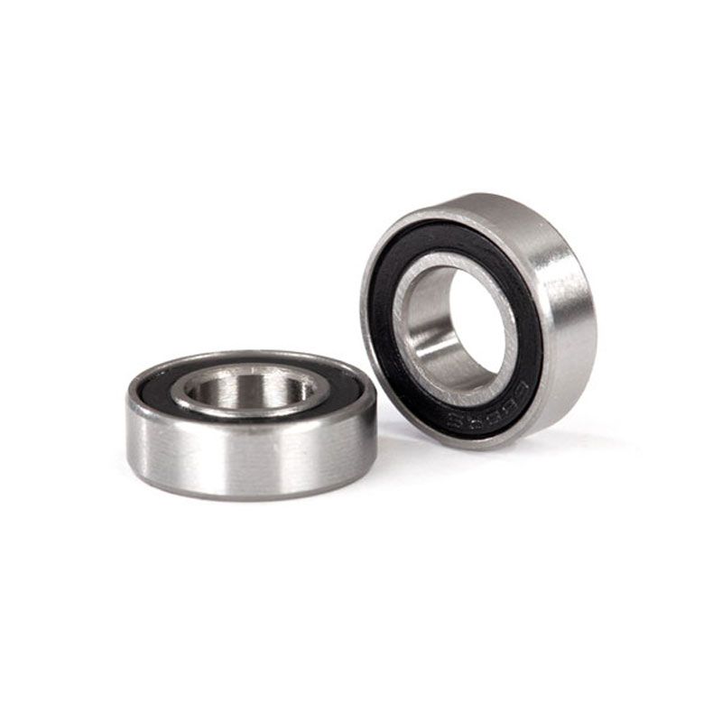 TRAXXAS  BALL BEARINGS BLACK RUBBER SEALED (8X16X5MM) (2)