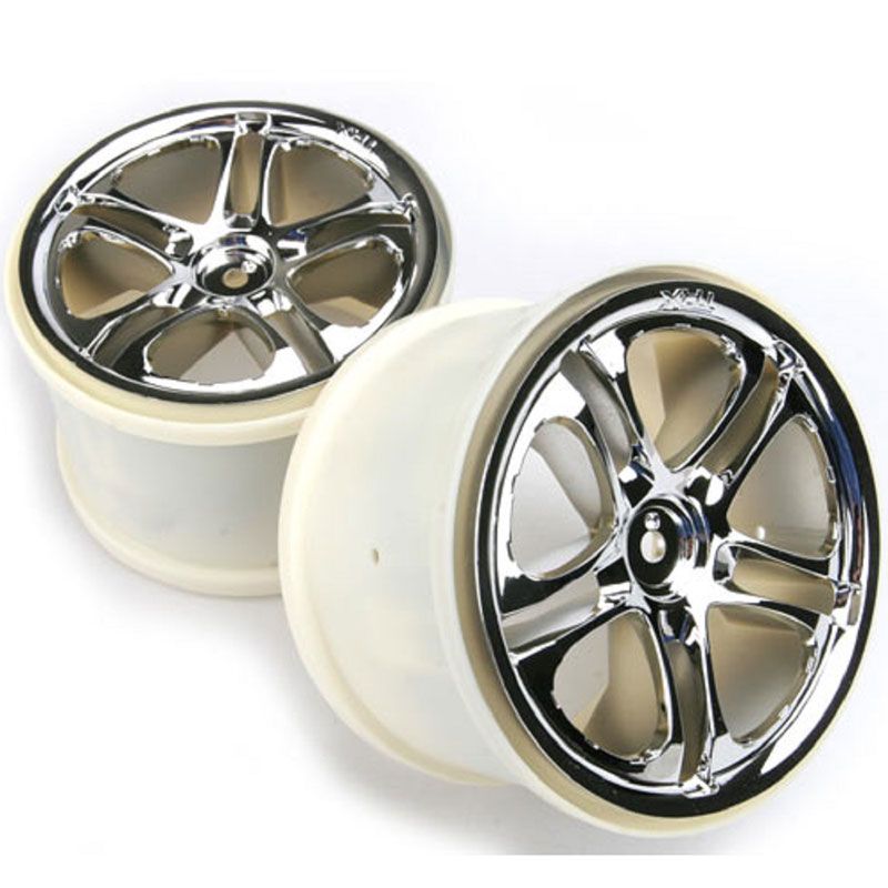 TRAXXAS WHEELS 3.8 CHROME