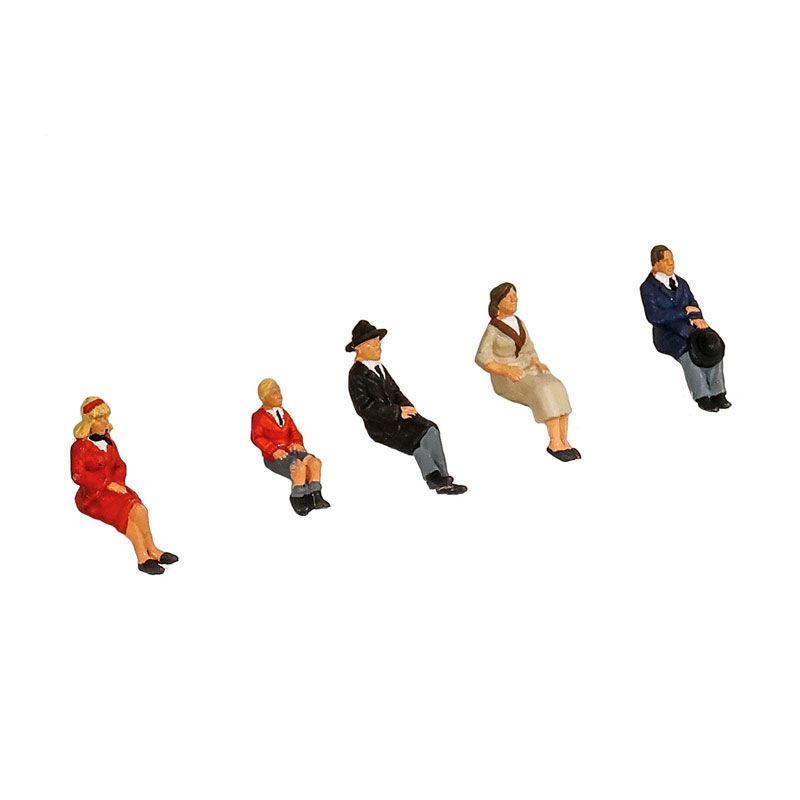 PECO/MODELSCENE SEATED PEOPLE