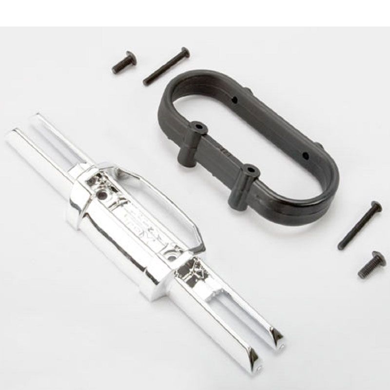 TRAXXAS  BUMPER REAR (CHROME)