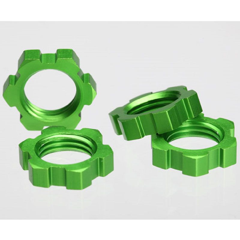 TRAXXAS WHEEL NUTS SPLINED 17MM GREEN