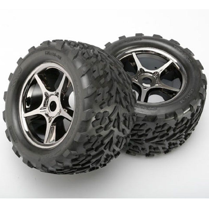 TRAXXAS TYRES AND WHEELS ASSY