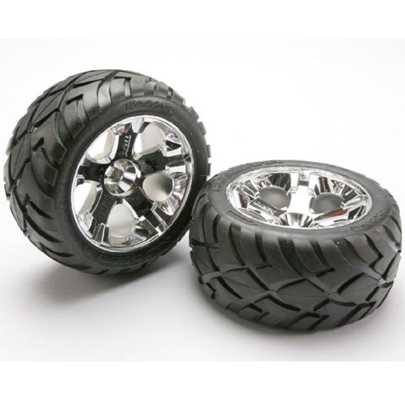 TRAXXAS TYRES AND WHEELS ASSEMBLED