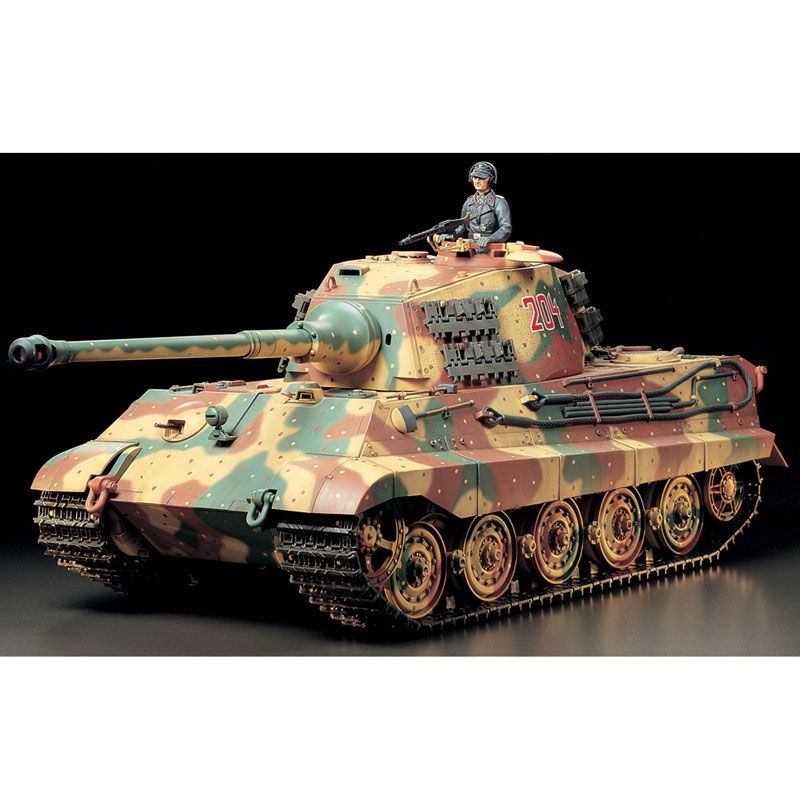 TAMIYA RC 1/16 KING TIGER HEAVY TANK WITH FULL OPTION KIT