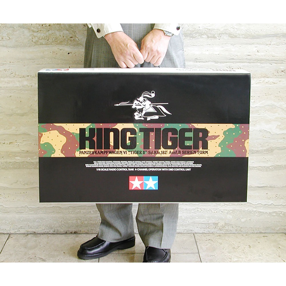 TAMIYA RC 1/16 KING TIGER HEAVY TANK WITH FULL OPTION KIT