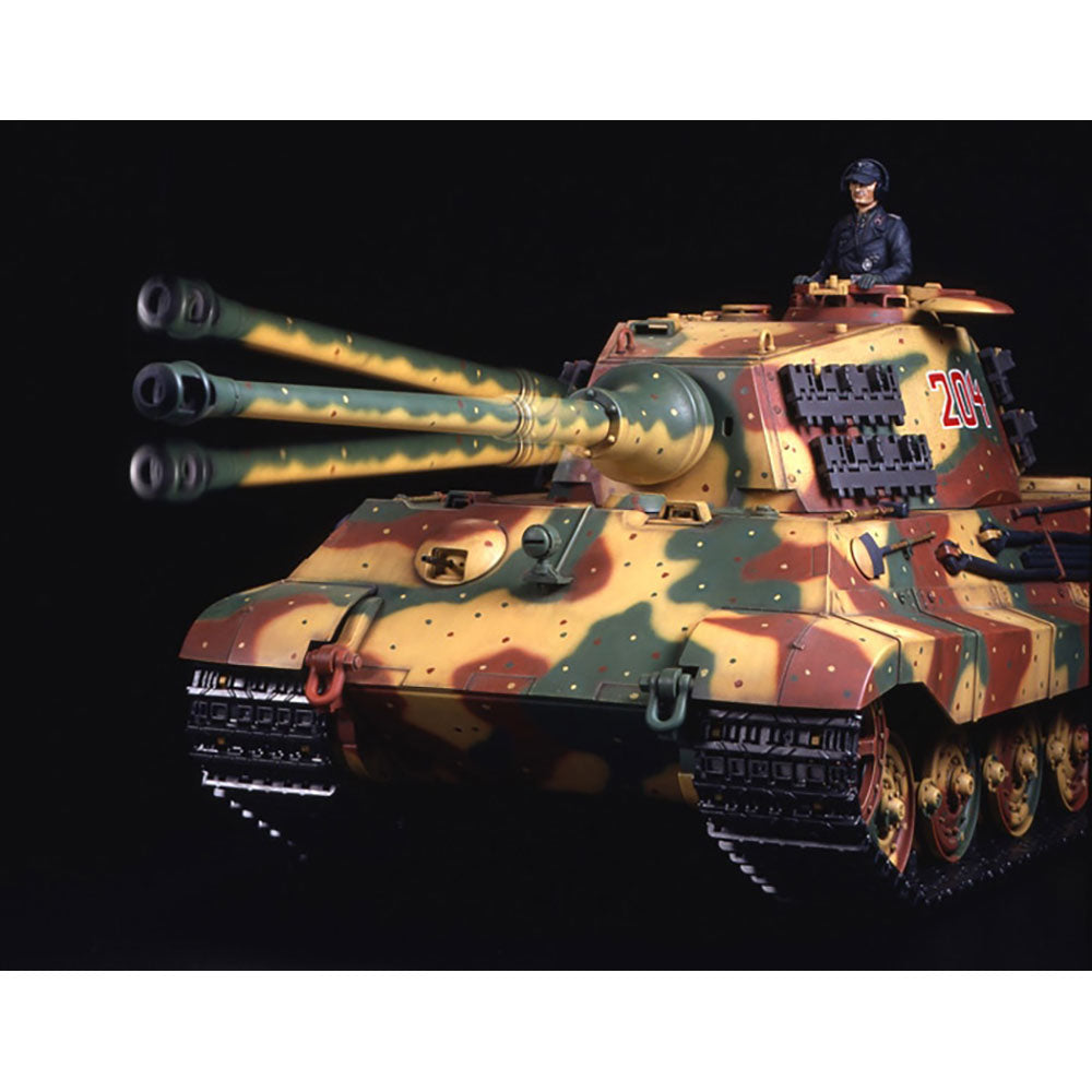 TAMIYA RC 1/16 KING TIGER HEAVY TANK WITH FULL OPTION KIT