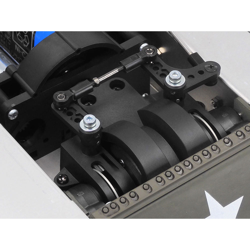 TAMIYA RC 1/16 M4 SHERMAN 105MM HOWITZER - MECHANICAL STEERING SYSTEM