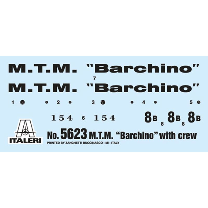ITALERI 1/35 M.T.M. BARCHINO W/CREW