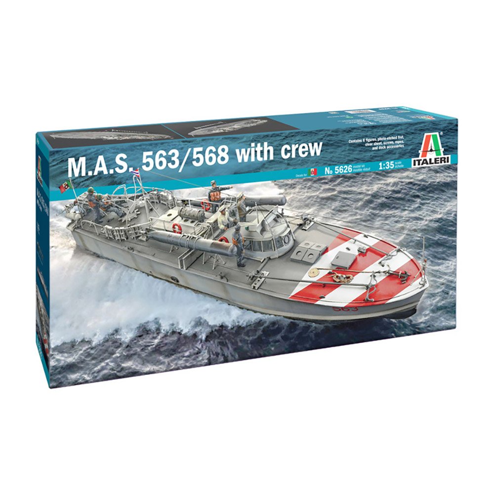 ITALERI 1/35 M.A.S. 568 4A SERIES W/CREW