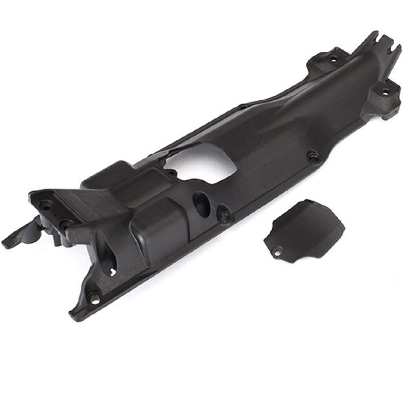 TRAXXAS SKIDPLATE TRANSMISSION NYLON (BLK)/ COVER