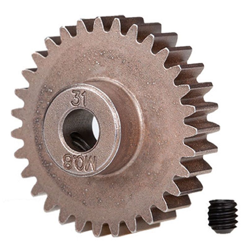 TRAXXAS GEAR 31-T PINION (0.8 METRIC PITCH
