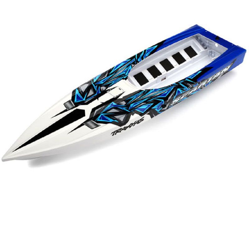 TRAXXAS HULL SPARTAN BLUE GRAPHICS
