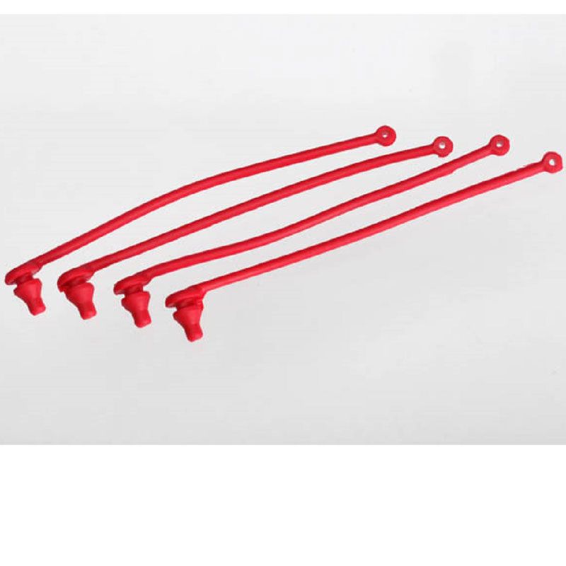 TRAXXAS BODY CLIP RETAINER RED (4)
