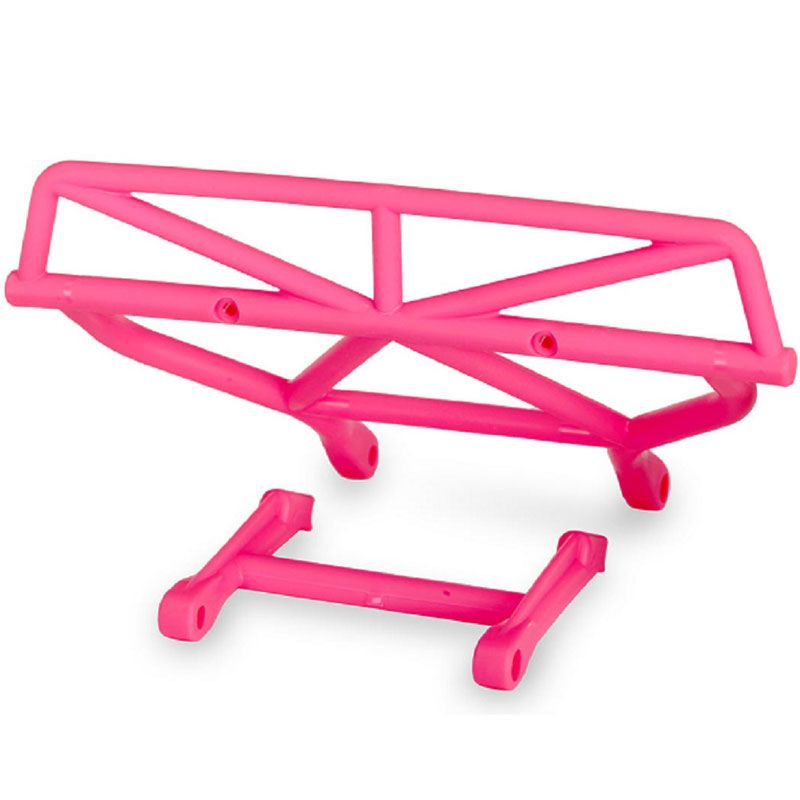TRAXXAS BUMPER REAR/ BUMPER MNT REAR (PINK)