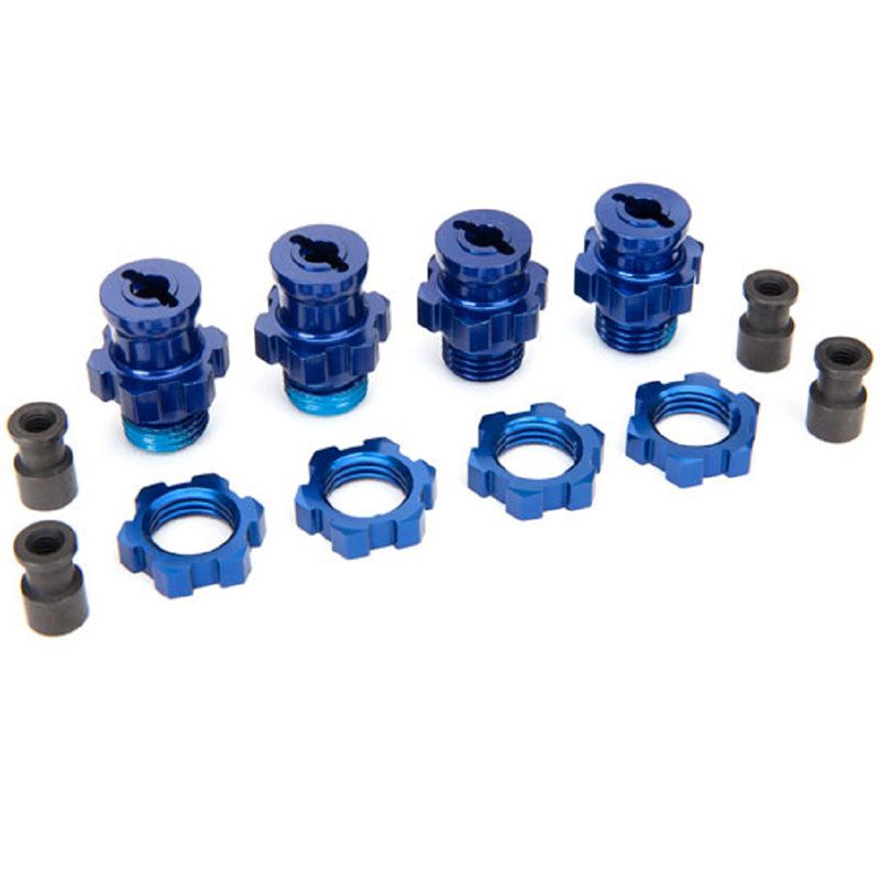 TRAXXAS  WHEEL HUBS SPLINED 17MM SHORT