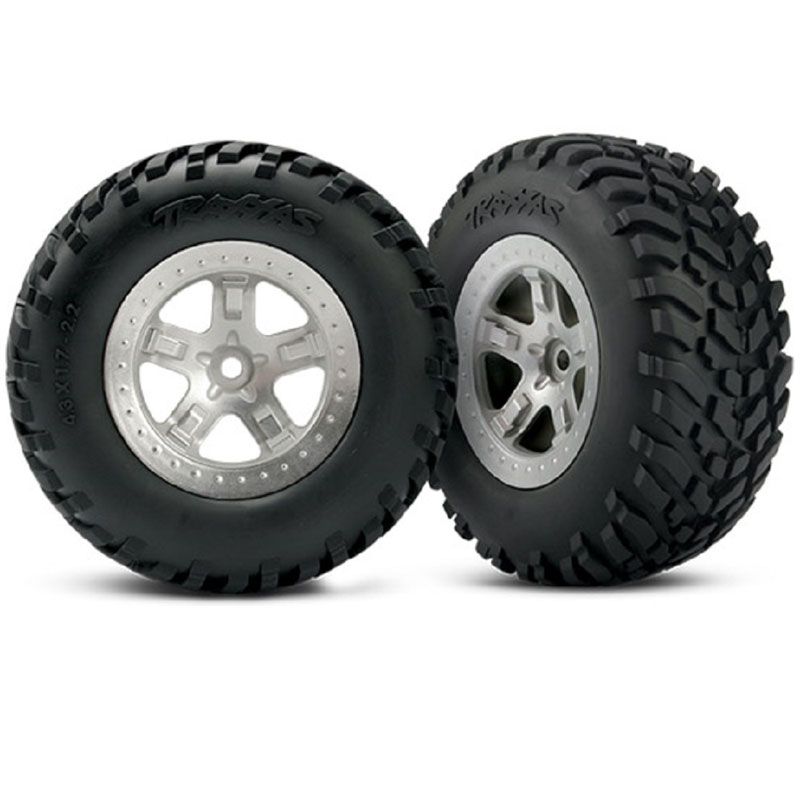 TRAXXAS TYRES AND WHEELS ASSY