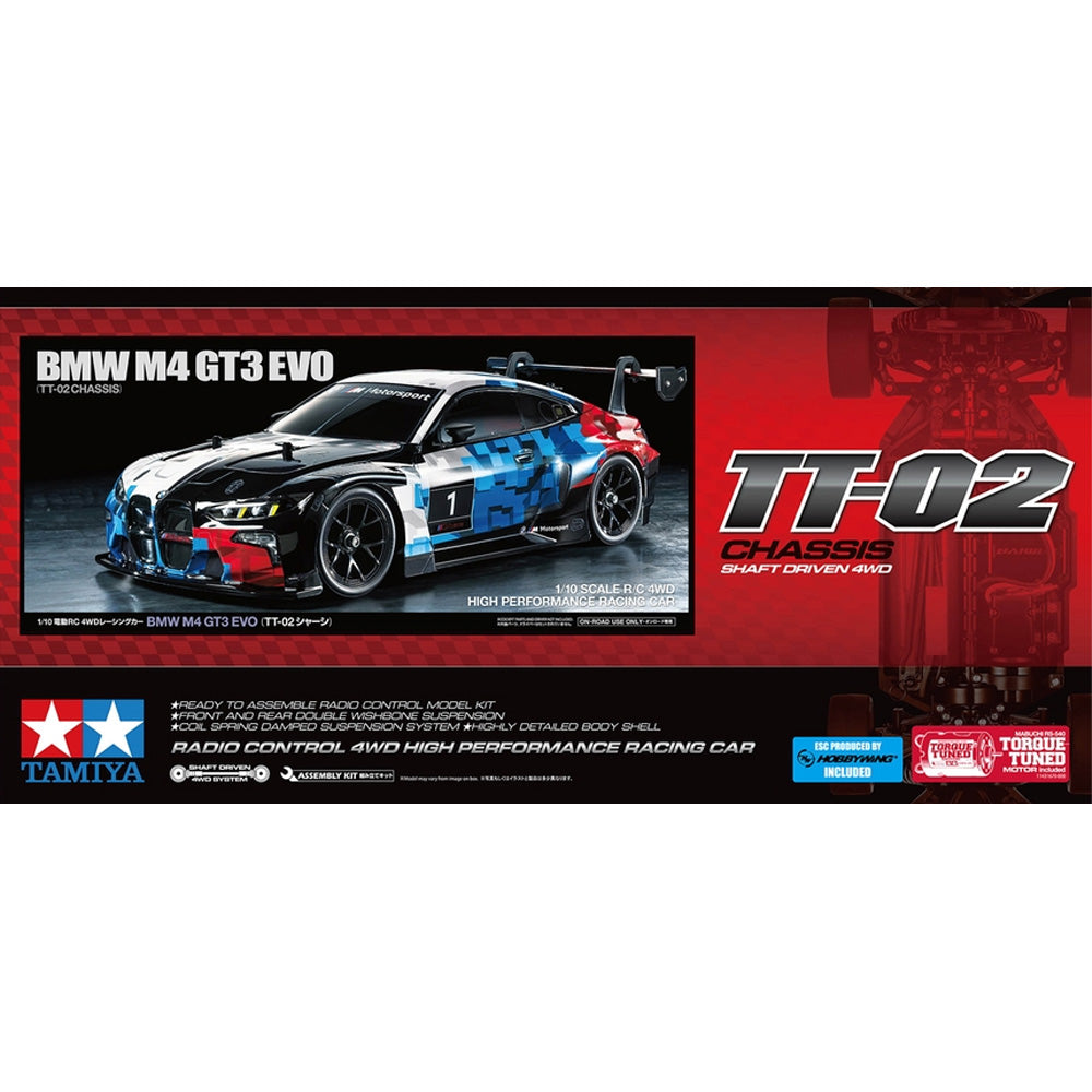 TAMIYA RC 1/10 BMW M4 GT3 EVO (TT-02)