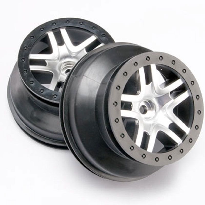 TRAXXAS WHEELS SCT SS SATIN CHROME