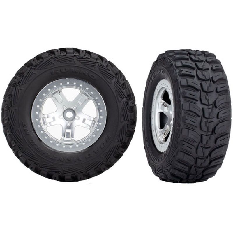 TRAXXAS TIRE & WHEEL. ASSY GLUED (SCT