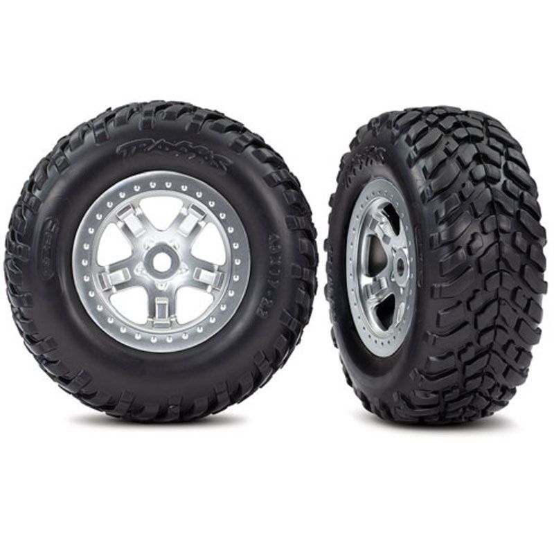 TRAXXAS TYRES AND WHEELS ASSY