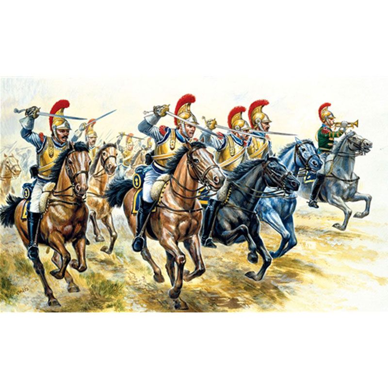 ITALERI 1/72 FRENCH HEAVY CAVALRY - NAPOLEONIC WARS