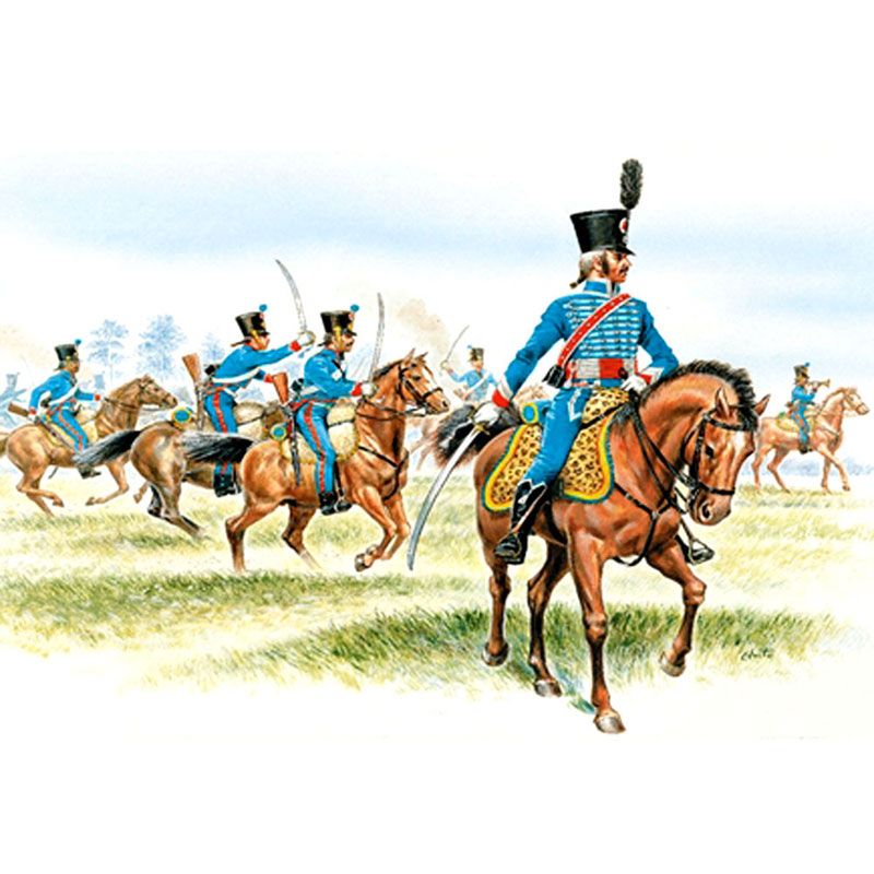 ITALERI 1/72 FRENCH HUSSARS - NAPOLEONIC WARS