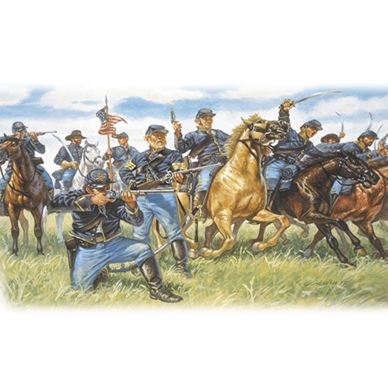ITALERI 1/72 UNION CAVALRY - AMERICAN CIVIL WAR