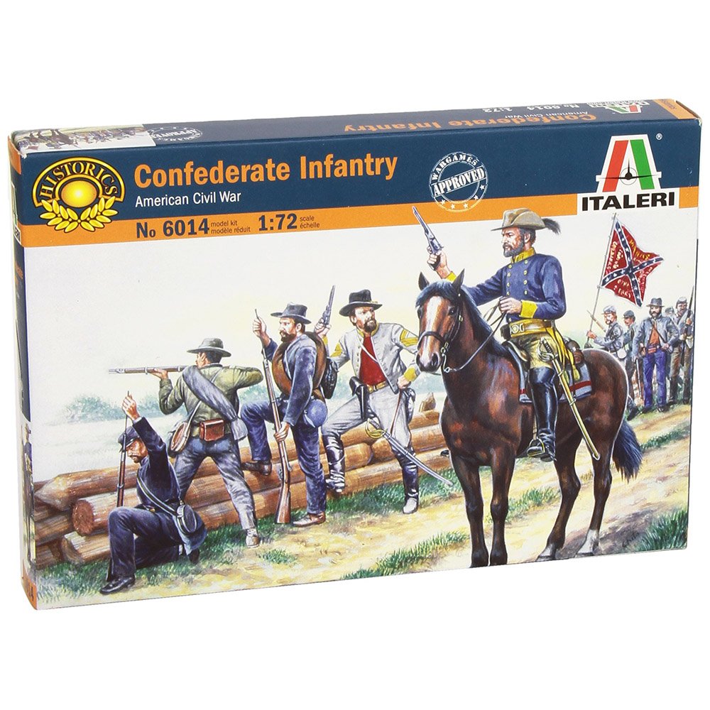 ITALERI 1/72 CONFEDERATE INFANTRY - AMERICAN CIVIL WAR