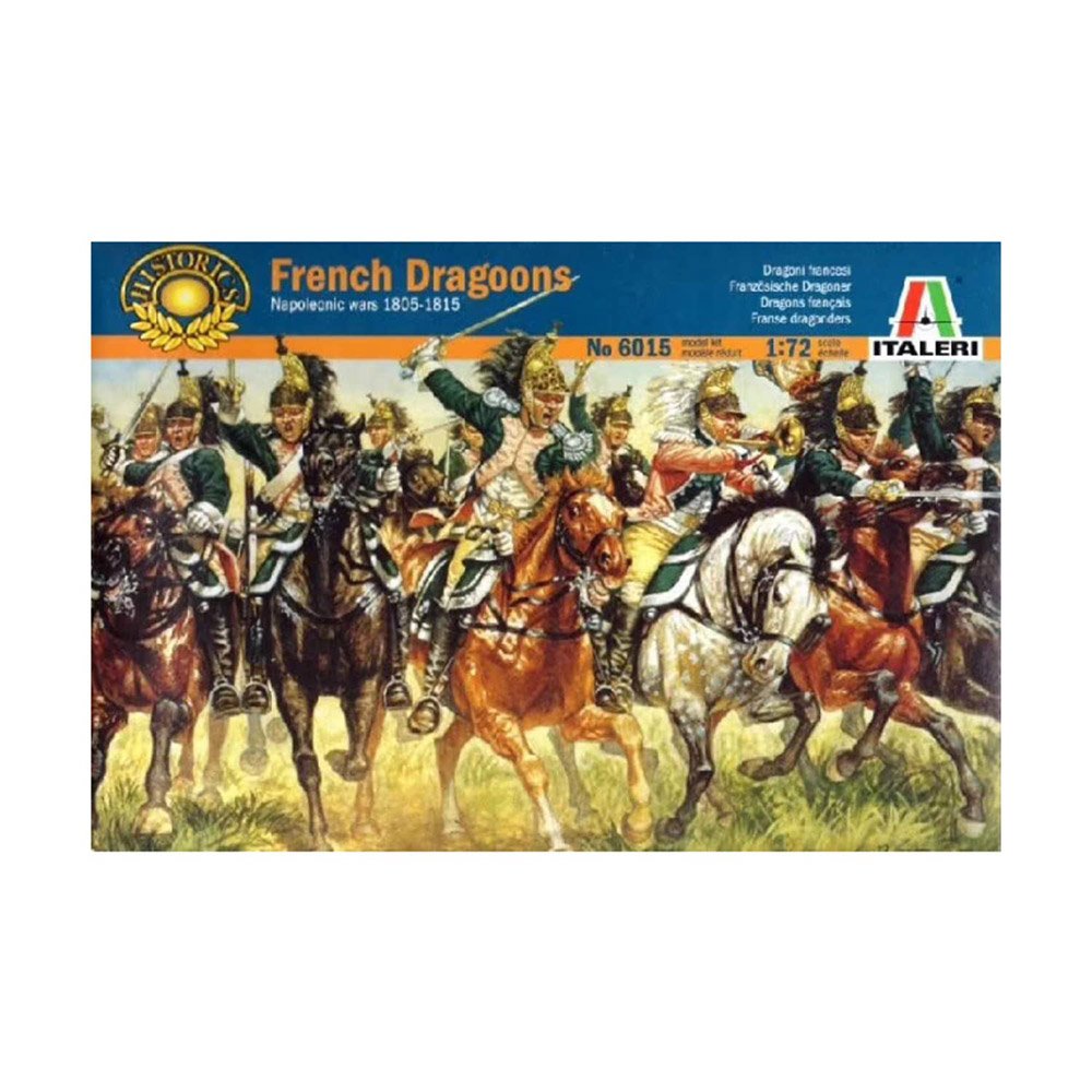 ITALERI 1/72 FRENCH DRAGOONS - NAPOLEONIC WARS