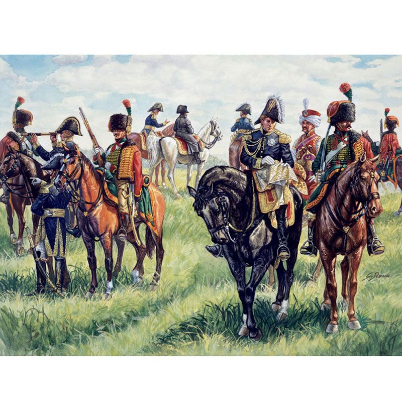 ITALERI 1/72 FRENCH GENERAL STAFF - NAPOLEONIC WARS