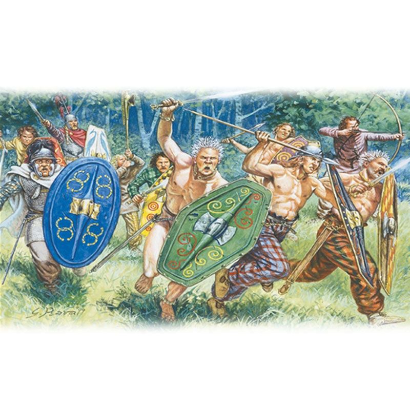 ITALERI 1/72 GAULS WARRIORS II-I CENTURY B.C.