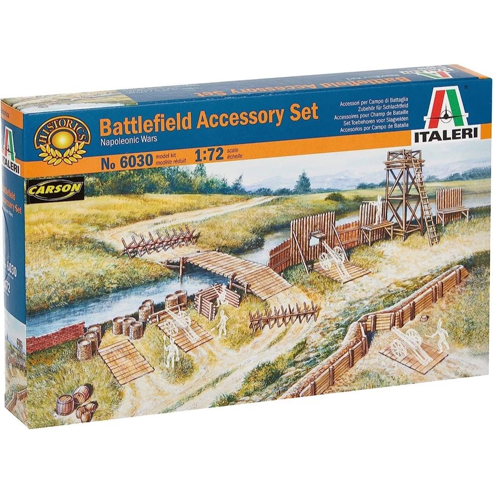ITALERI 1/72 BATTLEFIELD ACCESSORIES SET