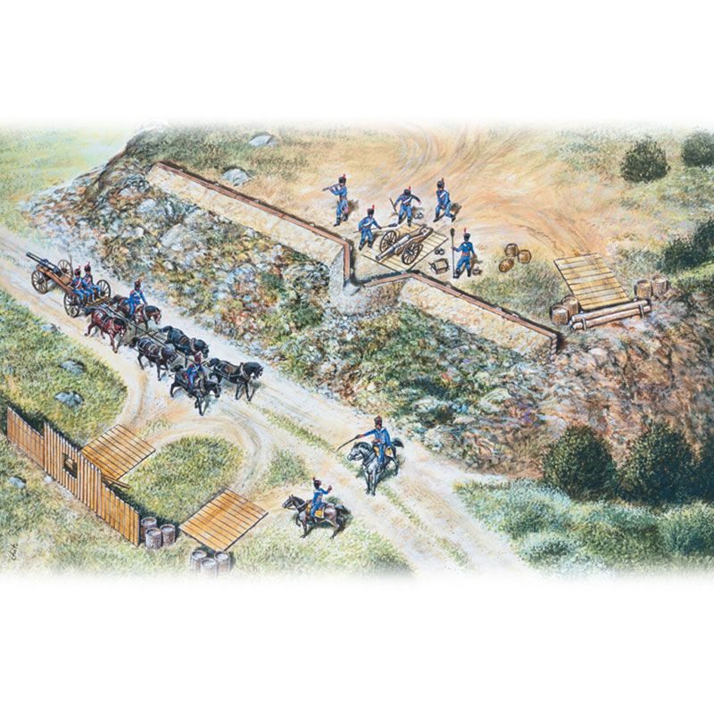 ITALERI 1/72 FRENCH ARTILLERY SET - NAPOLEONIC WARS