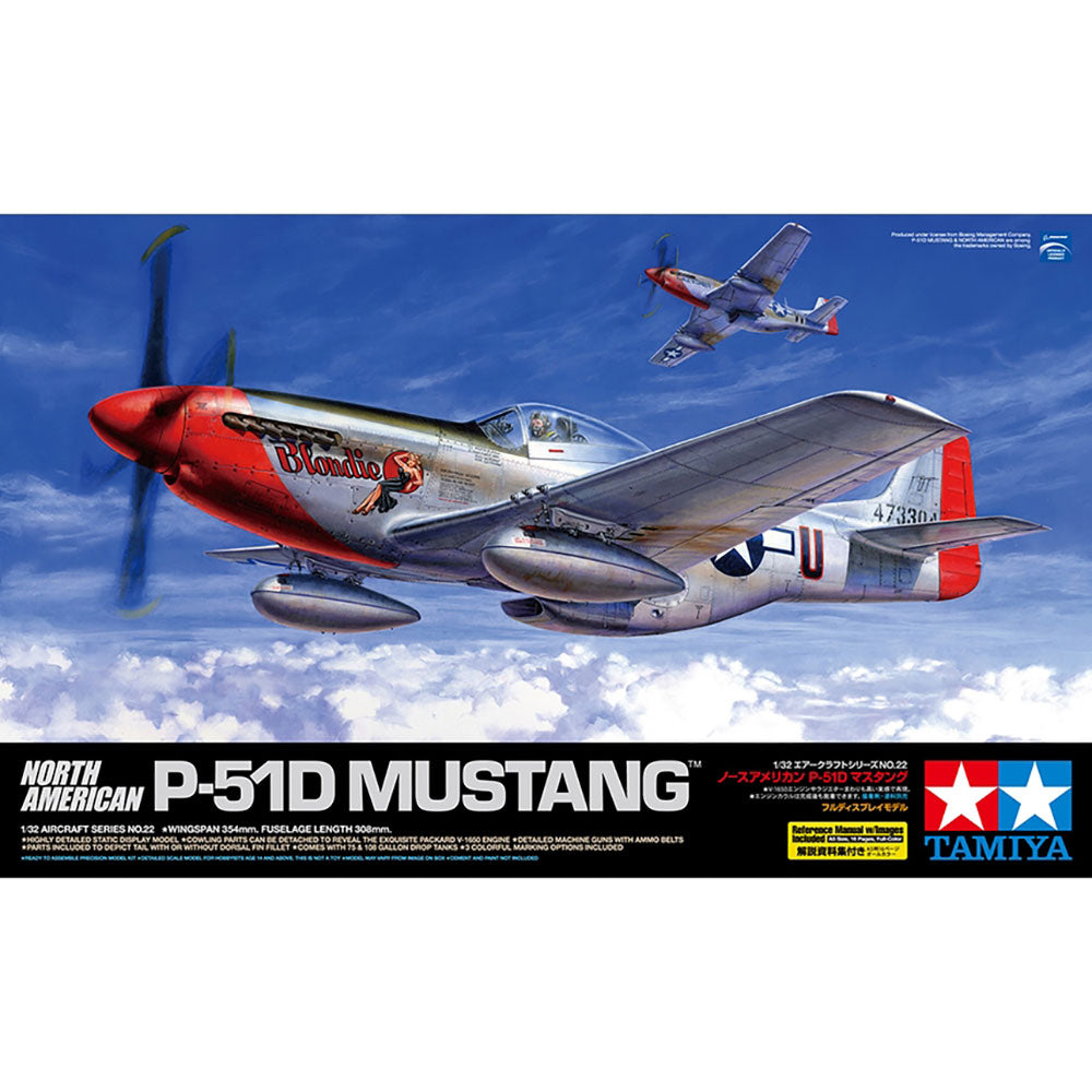 TAMIYA 1/32 NORTH AMERICAN P-51D MUSTANG