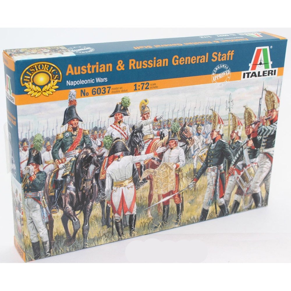 ITALERI 1/72 AUSTRIAN AND RUSSIAN GENERAL STAFF - NAPOLEONIC WARS