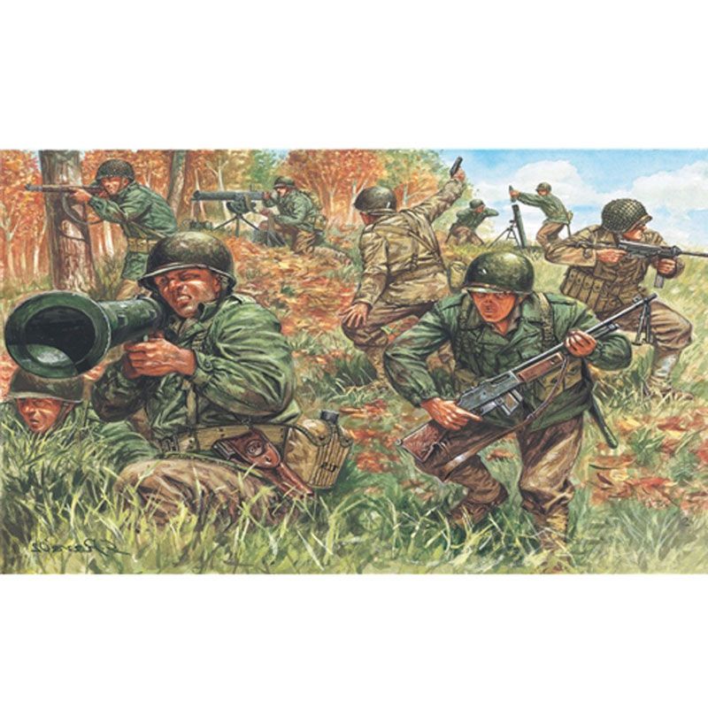 ITALERI 1/72 WWII AMERICAN INFANTRY