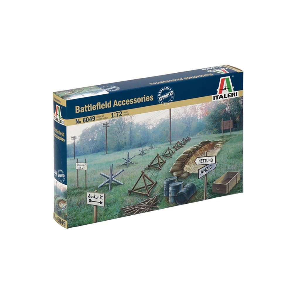 ITALERI 1/72 WWII BATTLEFIELD ACCESSORIES
